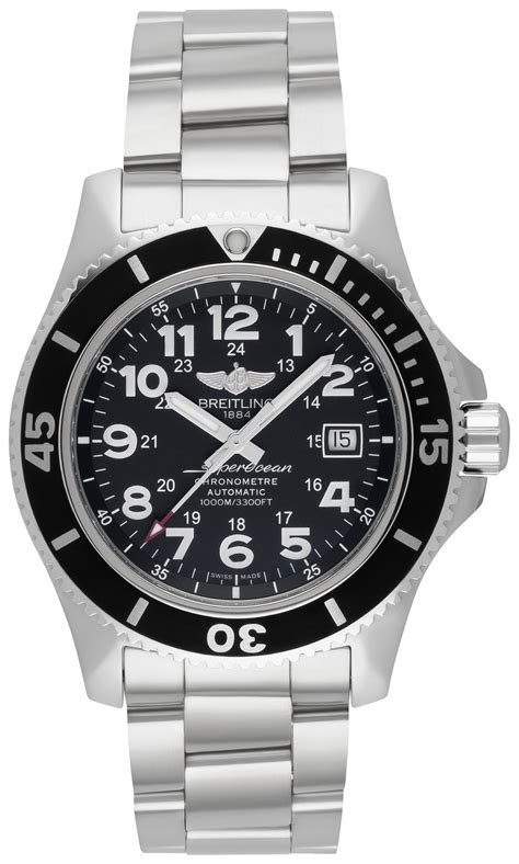 breitling superocean ii 44 a17392d7 bd68 162|Superocean II 44 Stainless steel .